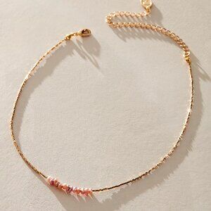 FREE PEOPLE x Ariana Ost Amelia Simple Choker/ Necklace In Freshwater Pearl NWT